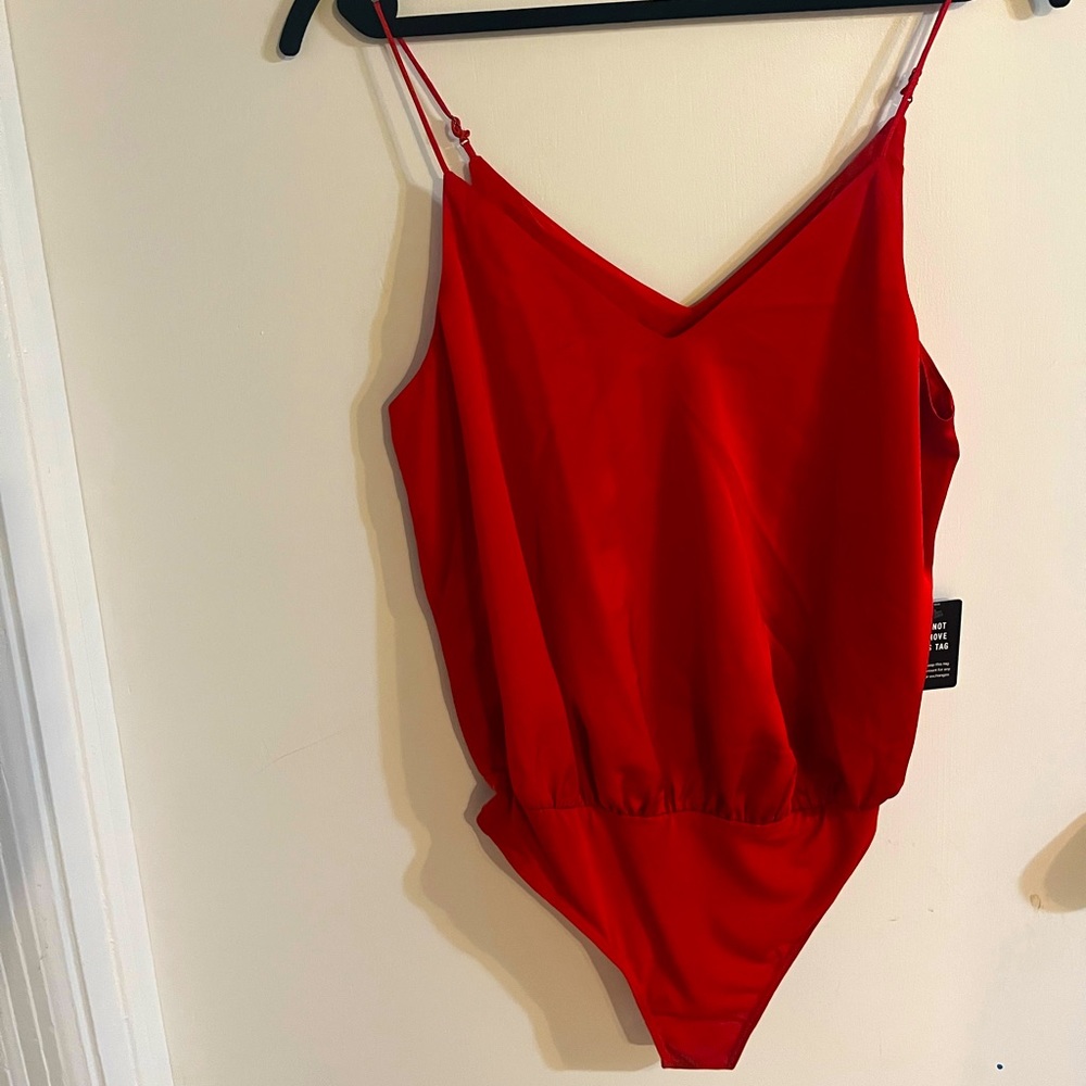 NWT Express Satin Bodysuit